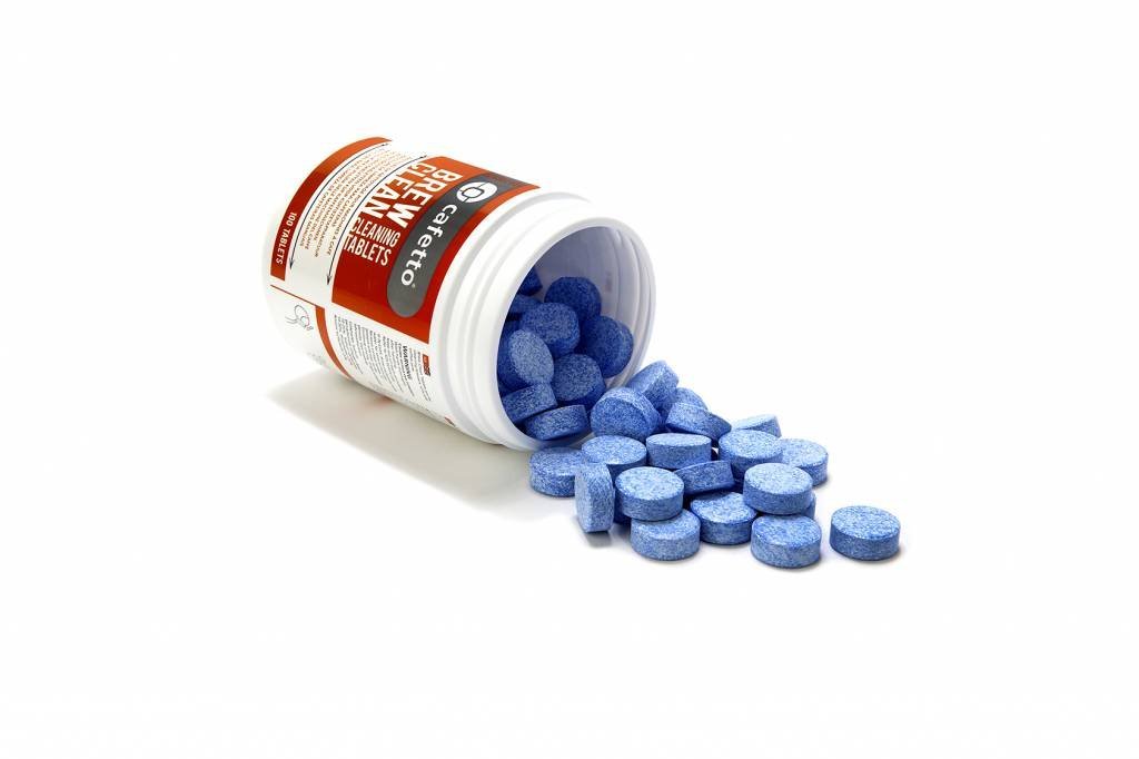 caf357brewcleantablets100unitsinjar.jpg Nýja Kaffibrennslan ehf