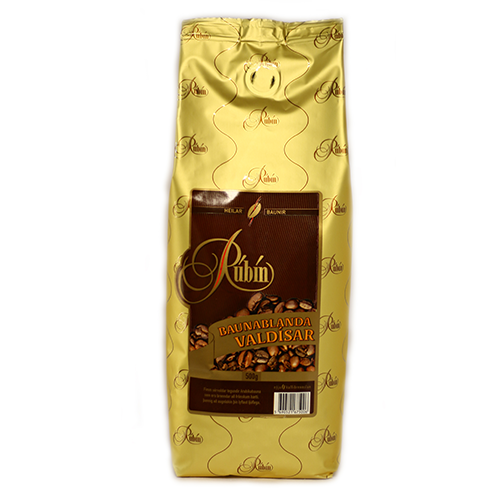 Rúbín baunabl.Valdísar 500gr
Vörunúmer: KBR-11684  
Valdísarblandan samanstendur af fimm sérvöldum Arabíkabaunum frá Mið- og Suður-Ameríku og Afríku 
Þessi blanda er ristuð yfir meðallag og er bragðmikill bolli með ágætis sýrni. 
Tré: Arabica
Ræktunarhæð: 1200-2000m